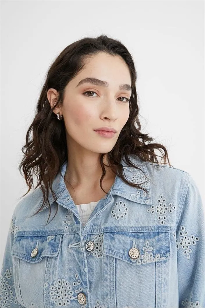 Desigual Damen Jeansjacke „Chaq Calm“ - Denim 21SWED155007 GR. 42