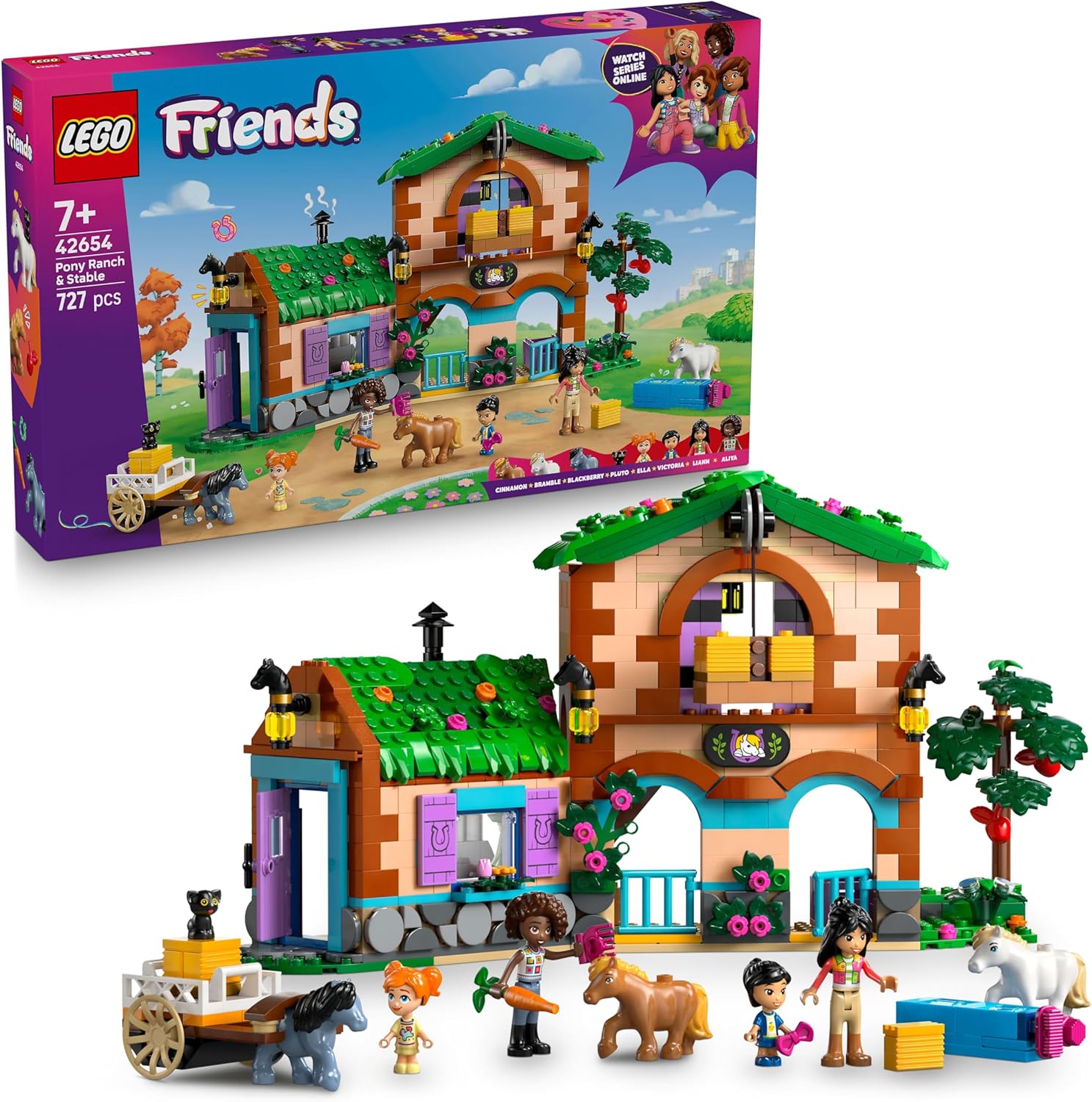 LEGO® Friends 42654 Ponyhof & Stall Spielbereich, Person