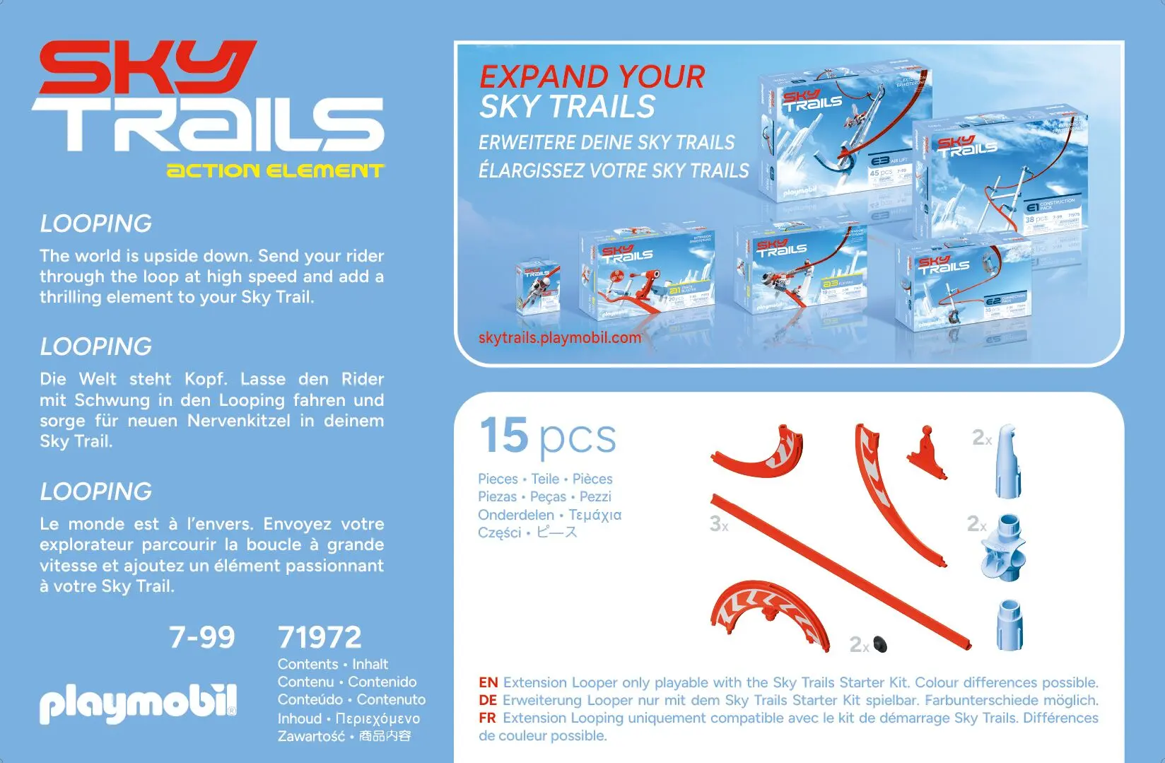 PLAYMOBIL 71972 Sky Trails: Looping