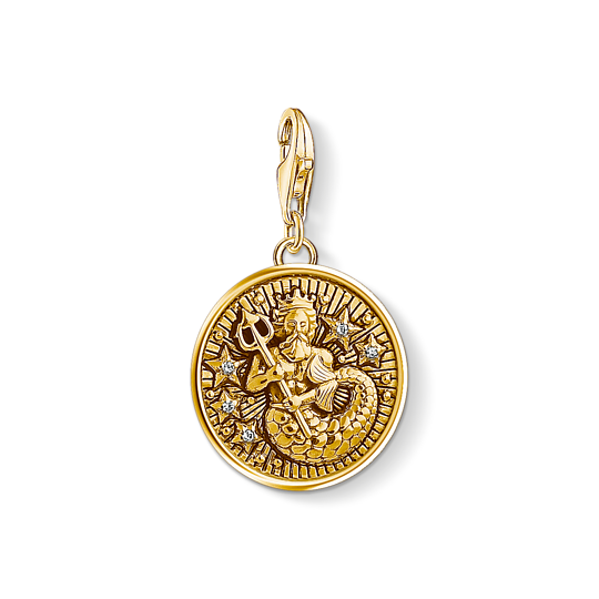 Thomas Sabo Anhänger Charm-Club Sternzeichen Wassermann 925 Sterling Silber Vergoldet Gelbgold Zirkonia 1650-414-39 Thomas, Sabo, Anhänger, Charm-Club, Sternzeichen, Wassermann, 925, Sterling, Silber, Vergoldet, Gelbgold, Zirkonia, 1650-414-39, Zubehor, Gold, Anhänger, Schmuck, Medaillon