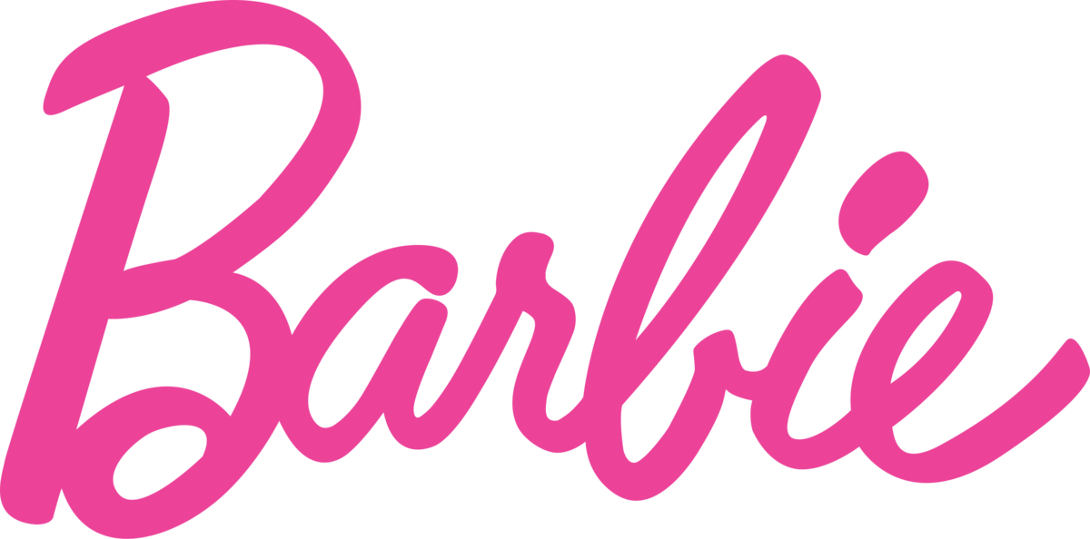 Logo der Barbie Spielzeugpuppe Barbie Logo