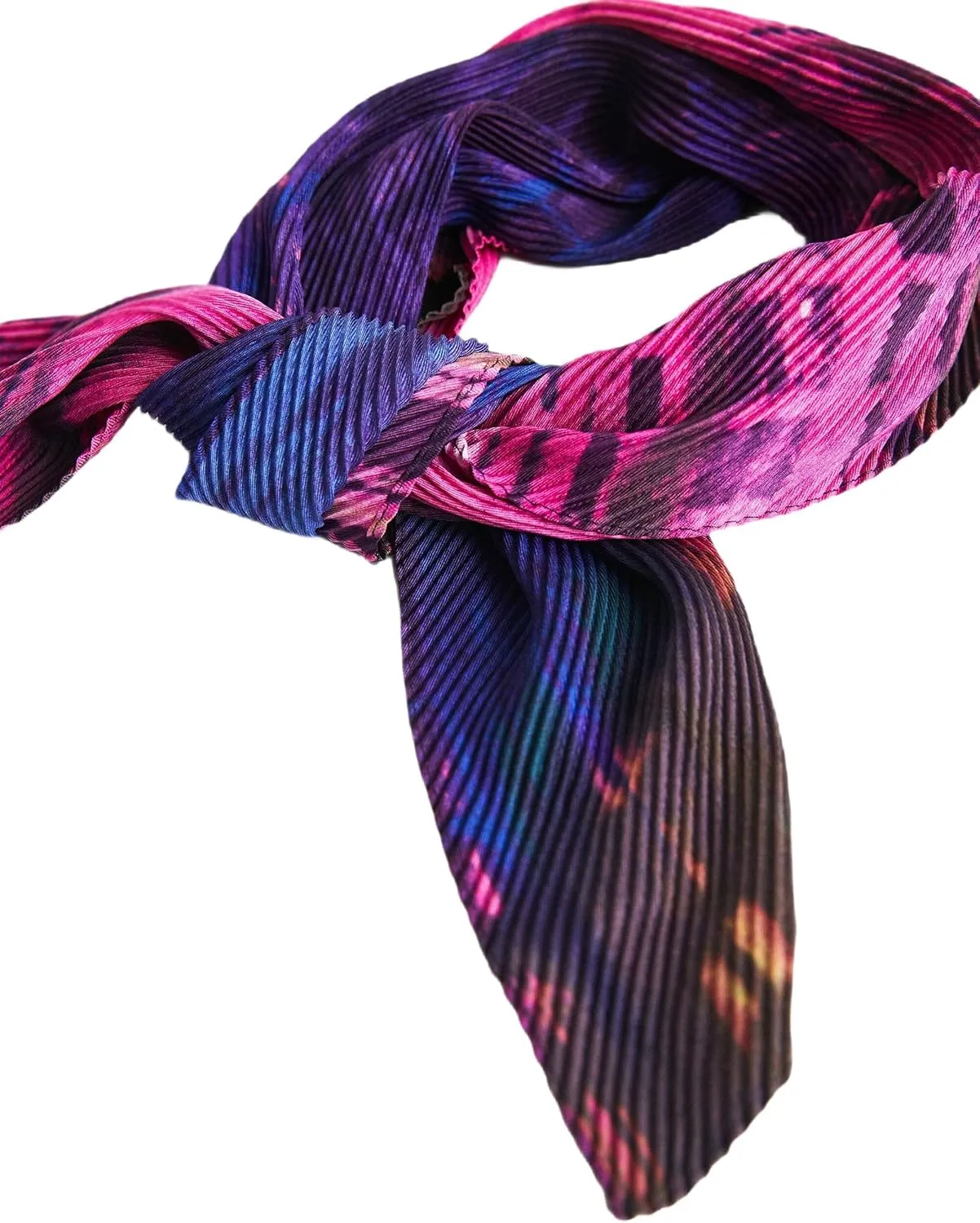 Desigual Damen Schal „Tie Dye Firkantet“ - Rot 22SAWA333016U