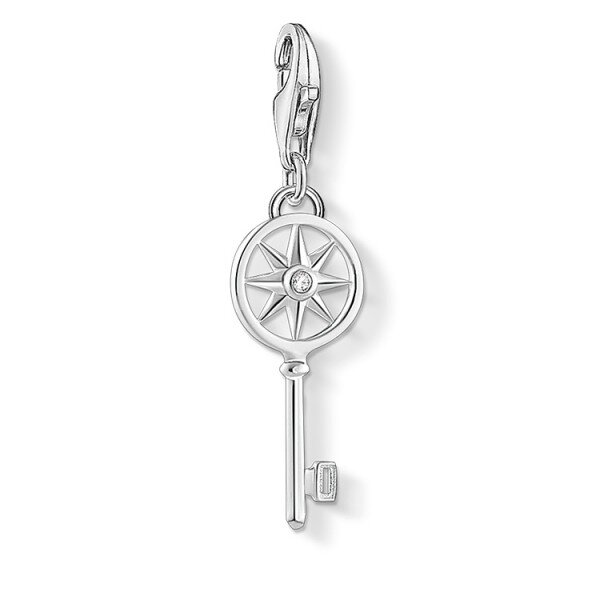 Thomas Sabo Anhänger Charm-Club Schlüssel Weiß 1799-051-14 Thomas, Sabo, Anhänger, Charm-Club, Schlüssel, Weiß, 1799-051-14