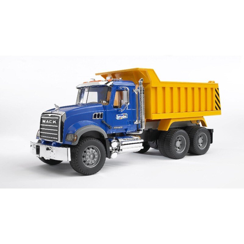 Bruder_02815_Mack_Granite_Lkw_Mit_Kippmulde, Transport, Lastwagen, Fahrzeug, Maschine, Rad