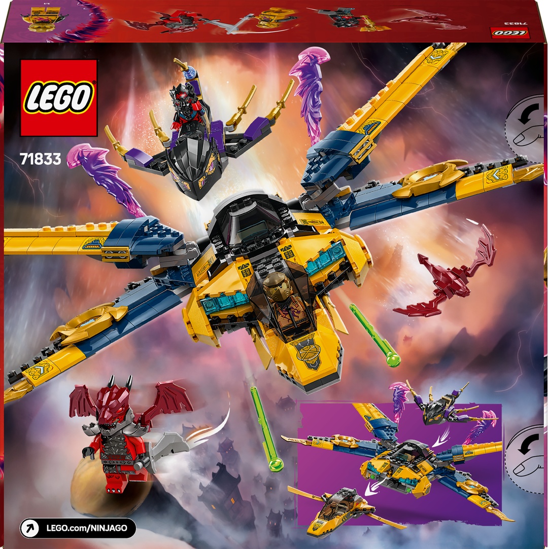 LEGO® NINJAGO® 71833 Ras und Arins Super-Sturmflieger
