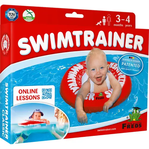 SWIMTRAINER ''Classic'' rot, Schwimmreifen, Schwimmhilfe für 3 Monate bis 4 Jahr