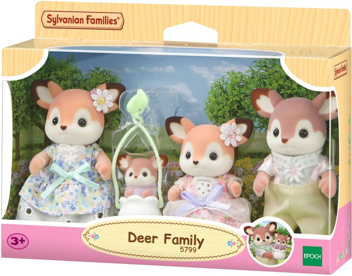 Sylvanian Families Reh Familie Sylvanian, Families, Reh, Familie, Puppe, Spielzeug