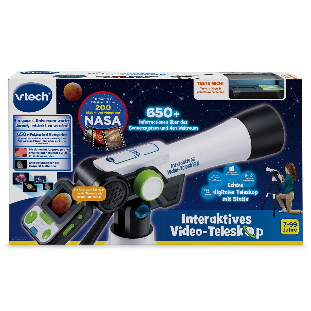 VTech, Interaktives, Video-Teleskop, 80-614504, Person