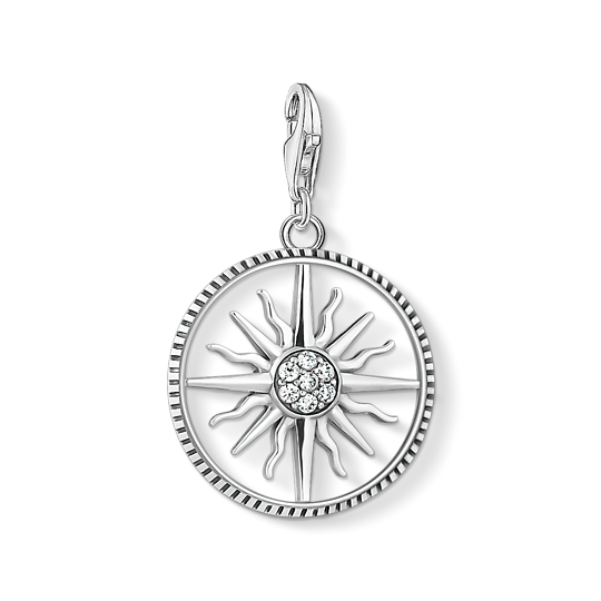 Thomas Sabo Anhänger Charm-Club Sonne Groß 925 Sterling Silber Geschwärzt Zirkonia Weiß 1764-643-14 Thomas, Sabo, Anhänger, Charm-Club, Sonne, Groß, 925, Sterling, Silber, Geschwärzt, Zirkonia, Weiß, 1764-643-14, Zubehor, Ohrring, Anhänger, Silber, Medaillon