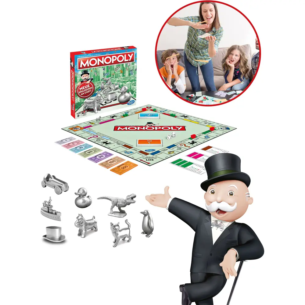 Monopoly Classic Gesellschaftsspiel C1009100