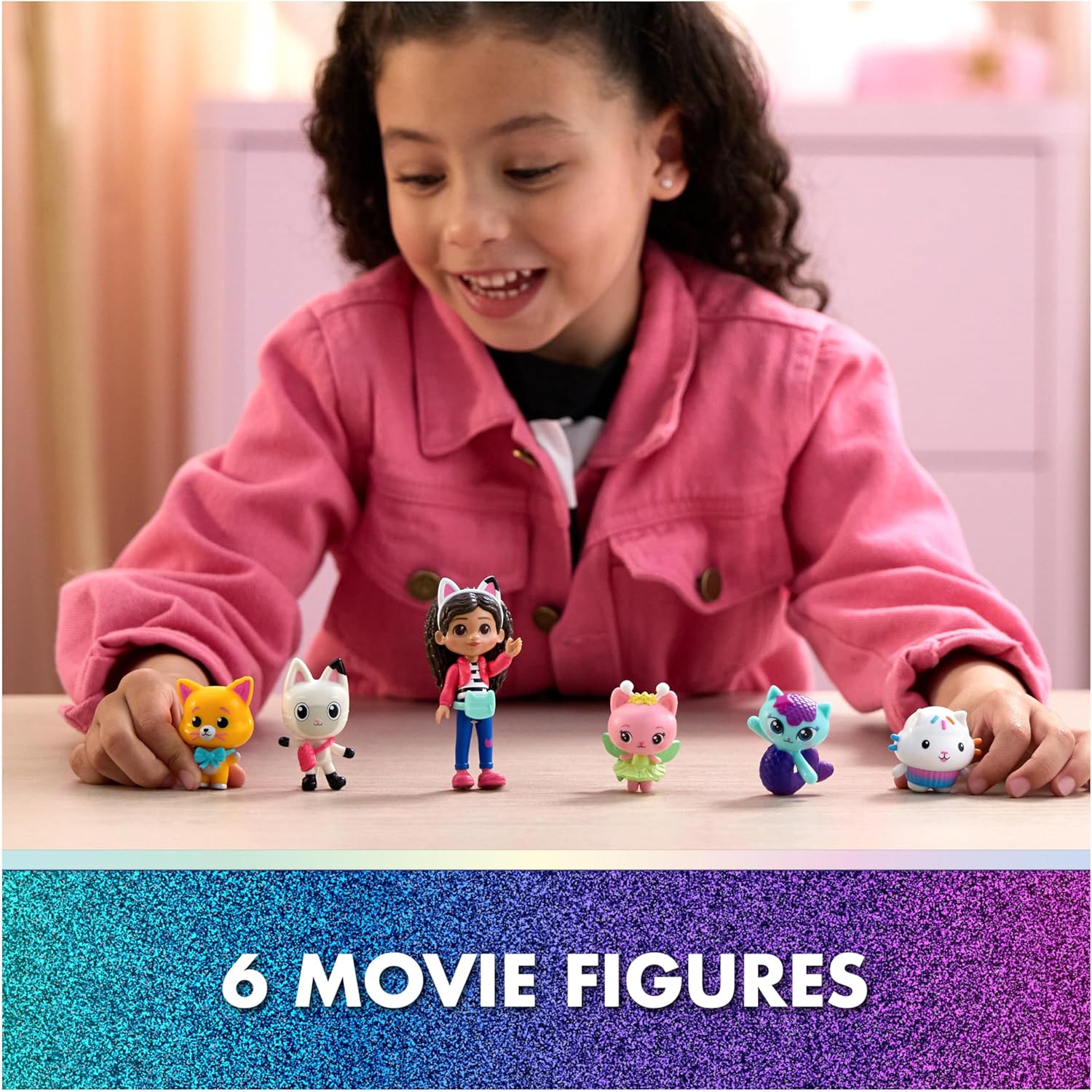 Gabby’s Dollhouse Movie Figures Giftset Spielzeugfiguren-Set mit Gabby und Freunden aus der TV-Serie