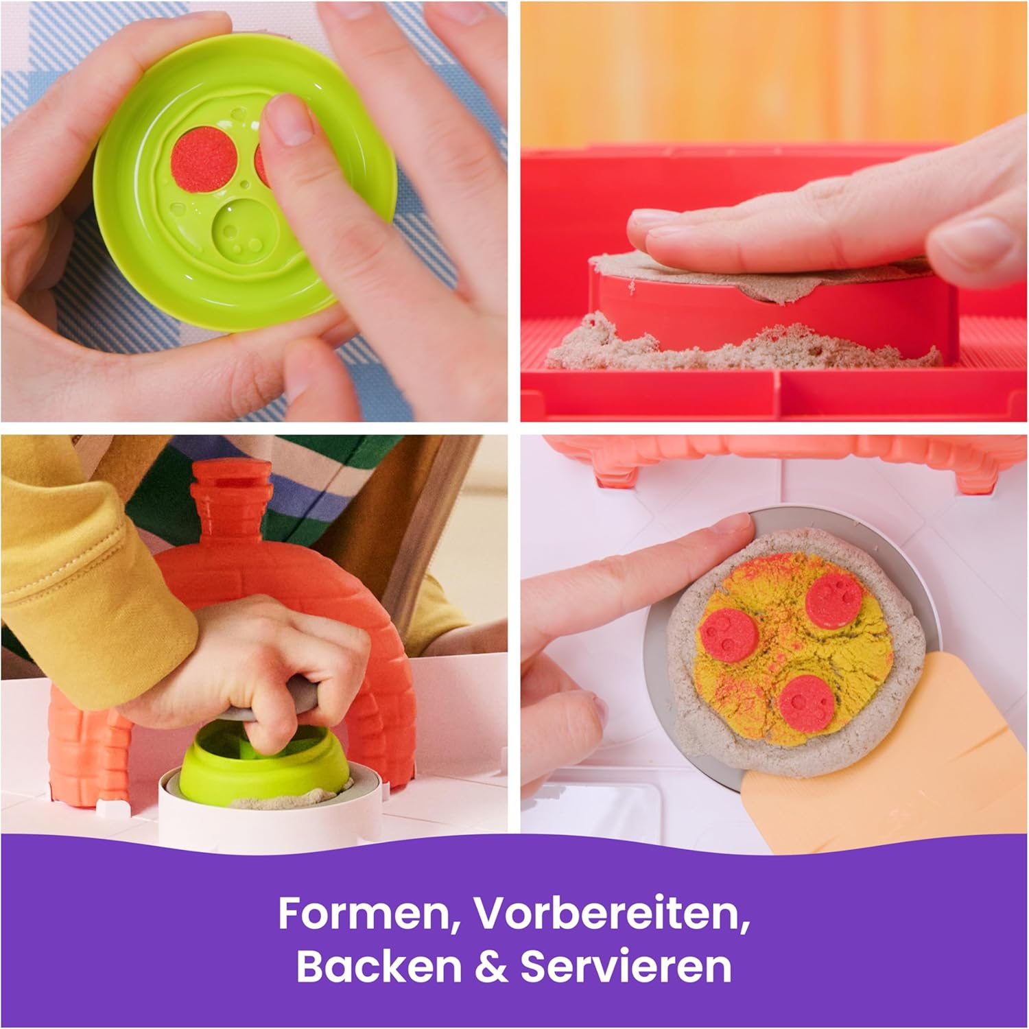 KNS Kinetic Sand - Squish Pizza