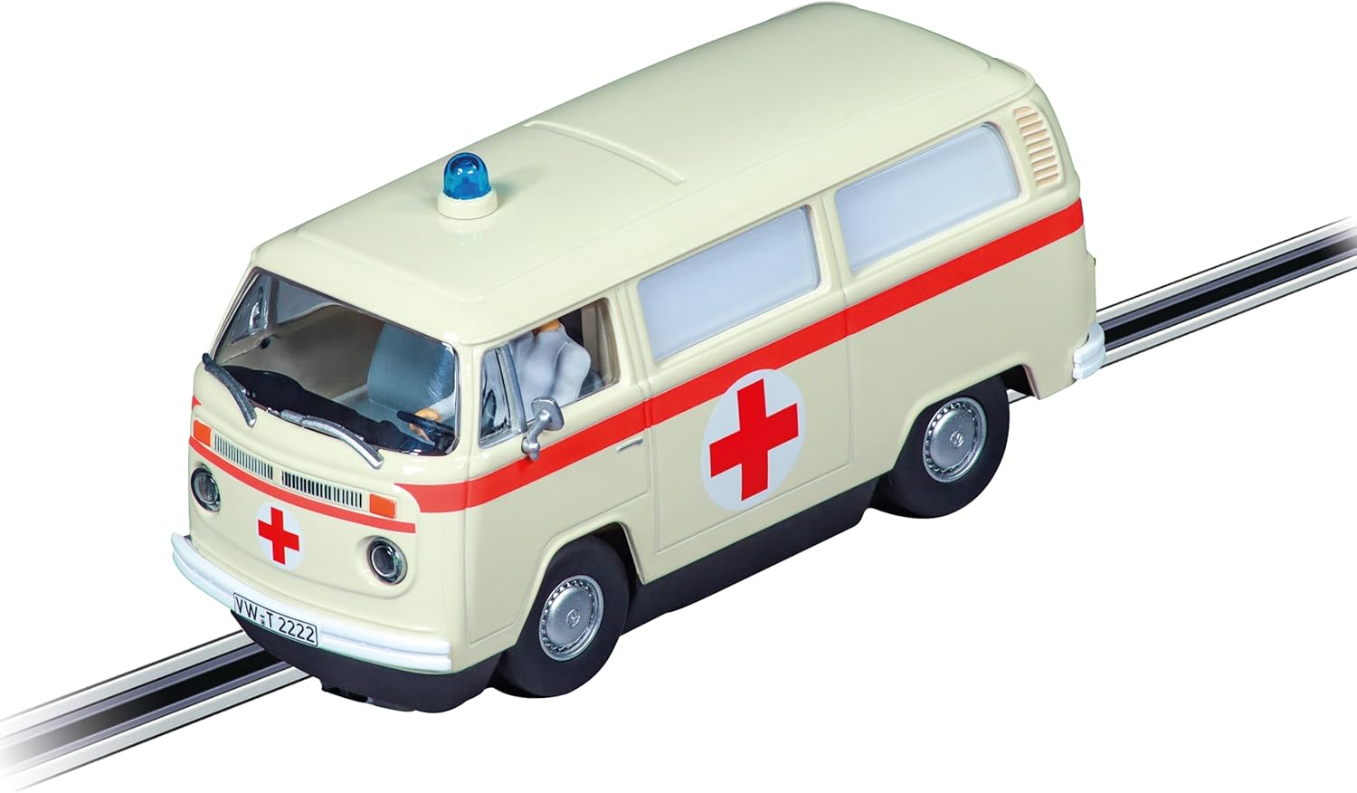 Carrera VW Bus T2b "Ambulance. Red Cross" - Evolution Slotcar im Maßstab 1:32 20027794 Transport, Transporter, Fahrzeug, Krankenwagen