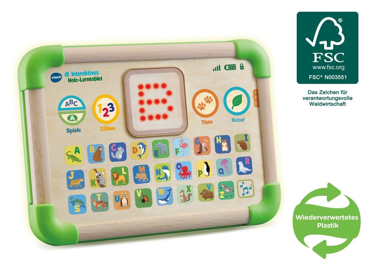 VTech Interaktives Holz-Lerntablet