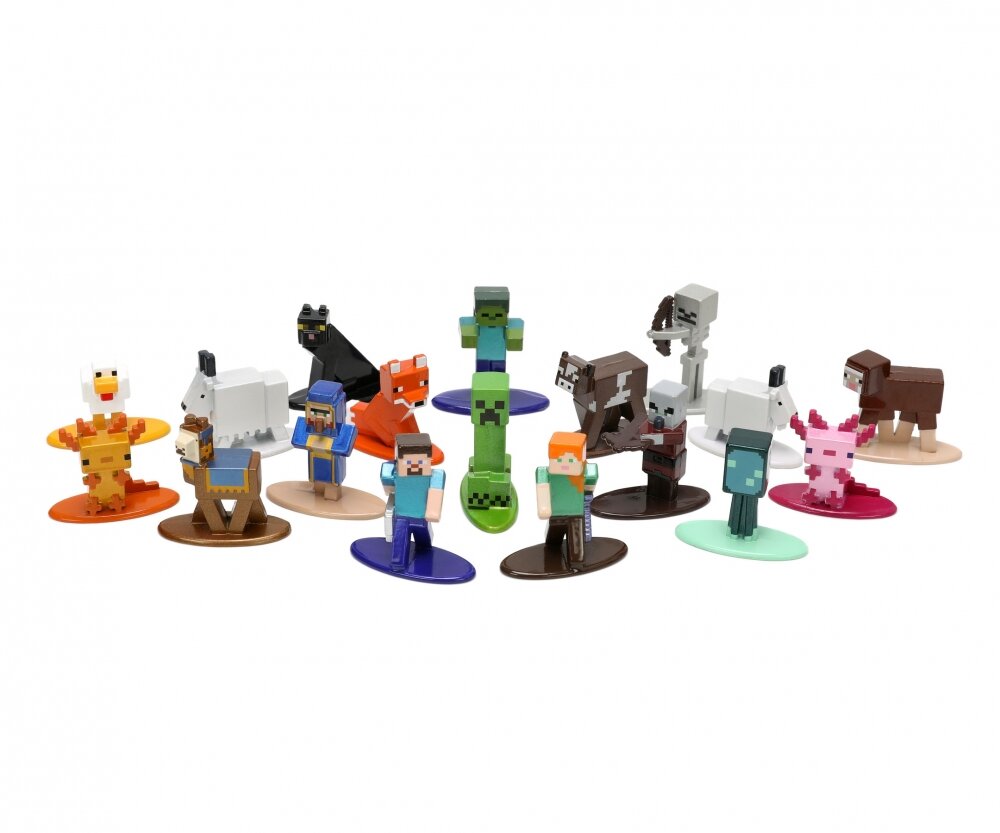 JADA 253265008 Minecraft Multi Pack Nano Figures,Wave 8 JADA, 253265008, Minecraft, Multi, Pack, Nano, Figures, Wave, 8, Spielzeug, Figur