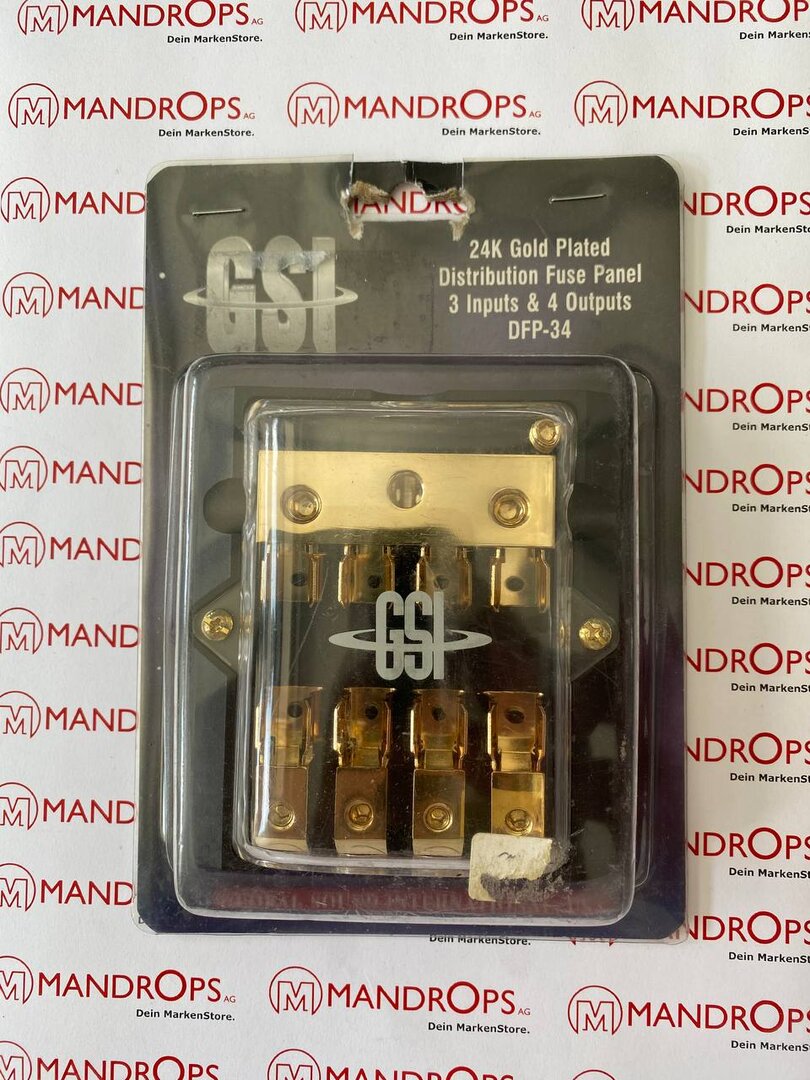 GSI, DFP34, Sicherungsverteiler, 1, auf, 4, für, AGU-Sicherungen, Elektrisches, Gerät, Sicherung