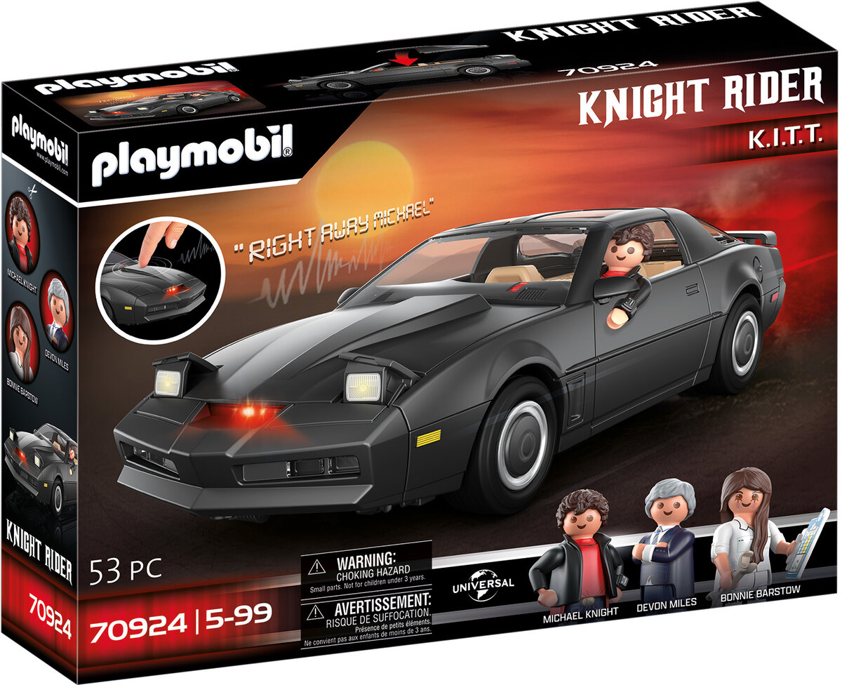 PLAYMOBIL, 70924, Knight, Rider, K.I.T.T., Auto, Coupe, Sportwagen, Rad, Leichtmetallrad