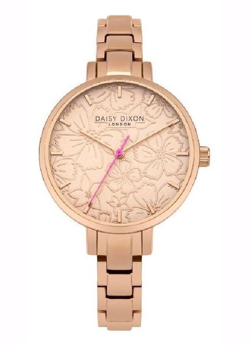 Daisy Dixon DD043RGM - Damenuhr, 35 mm, Edelstahl Roségold Armbanduhr, Arm, Körperteil, Person