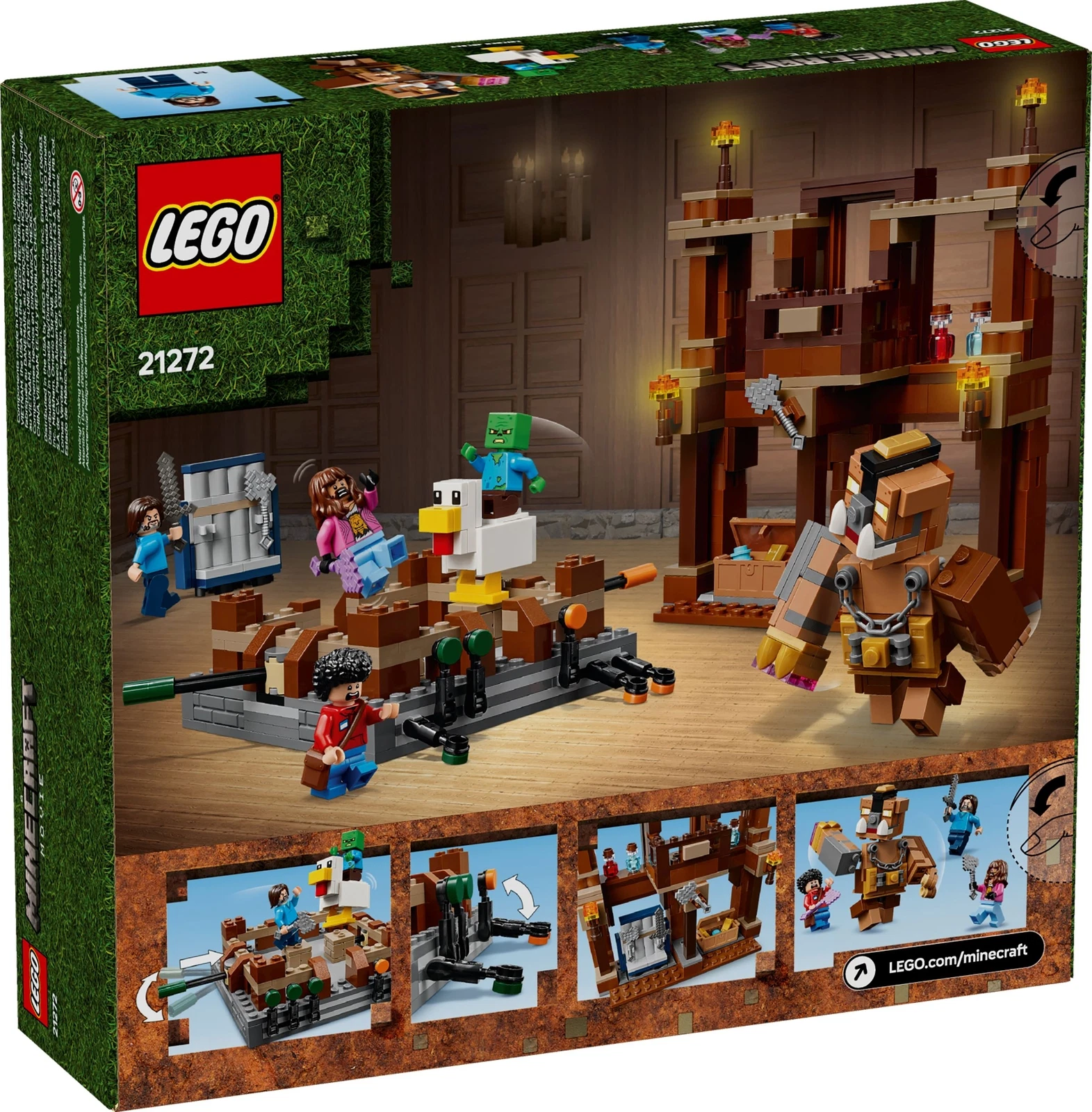 LEGO® Minecraft™ 21272 Waldanwesen mit Boxring