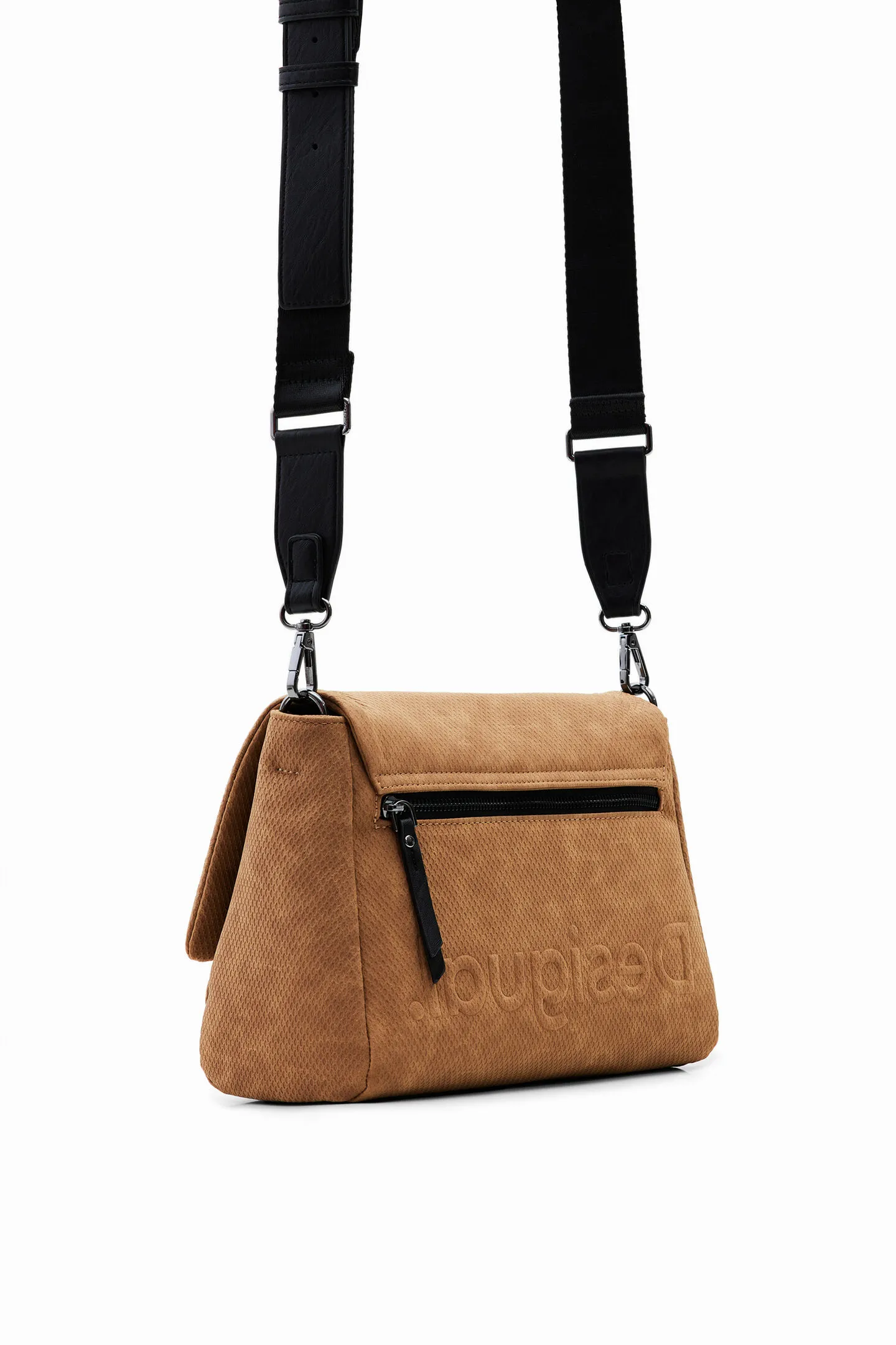 Desigual Damen Handtasche 22WAXP99 - Braun Kunstleder