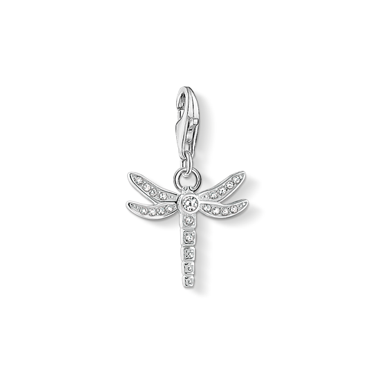 Thomas Sabo Anhänger Charm-Club Libelle 925 Sterling Silber Zirkonia Weiß 1800-051-14 Thomas, Sabo, Anhänger, Charm-Club, Libelle, 925, Sterling, Silber, Zirkonia, Weiß, 1800-051-14, Zubehor, Ohrring, Schmuck, Kreuz, Symbol