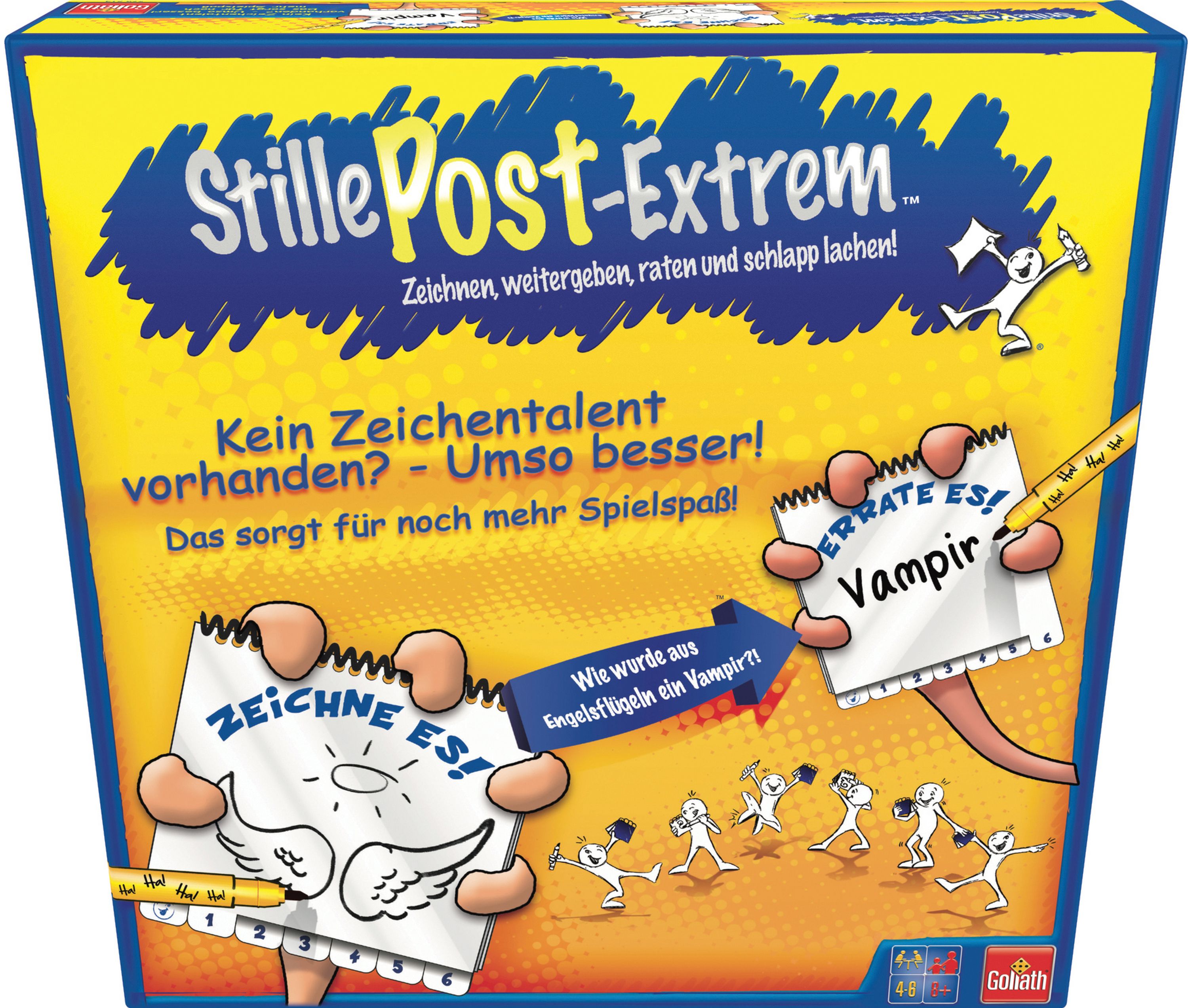 Stille, Post, Extrem, 6-Spieler, Plakat