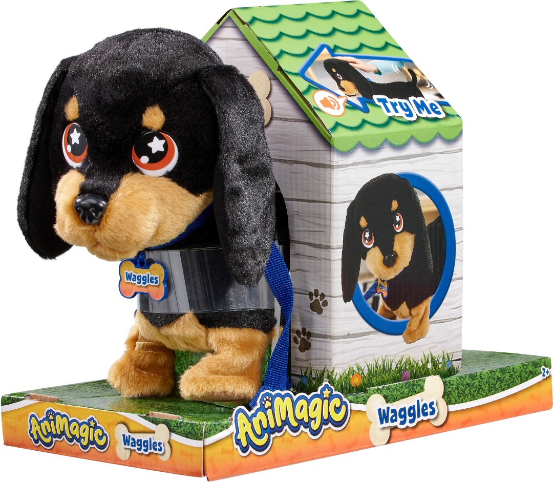 Animagic Waggles Dog Spielzeug, Plüsch, Spielzeug, Plüsch, Spielzeug, Plüsch, Spielzeug, Plüsch