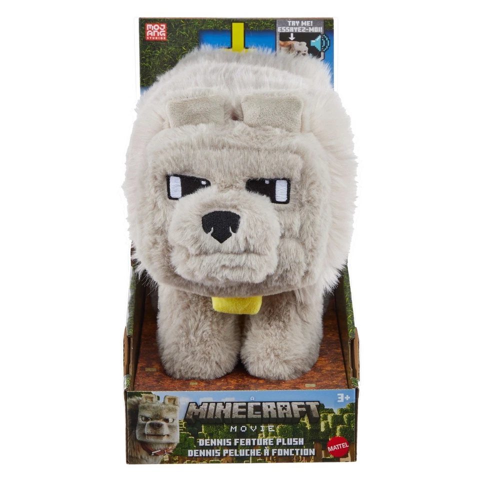 Minecraft™ Dennis the Wolf Deluxe Feature Plush Minecraft™ Dennis the Wolf Deluxe Feature Plush