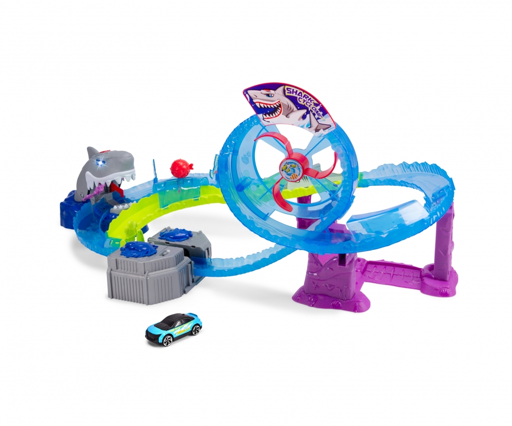 Dickie Toys White Shark Track Set 10005190 Maschine, Rad