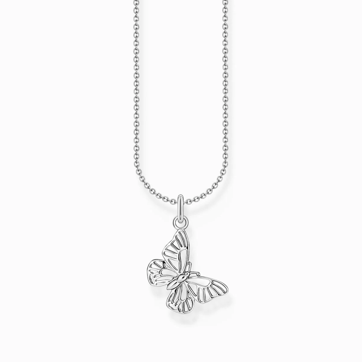 Thomas Sabo Kette Mit Anhänger Schmetterlinh Länge 45 Cm Silber KE2223 Thomas Sabo Kette Mit Anhänger Schmetterlinh Länge 45 Cm Silber KE2223 001 21 L45V