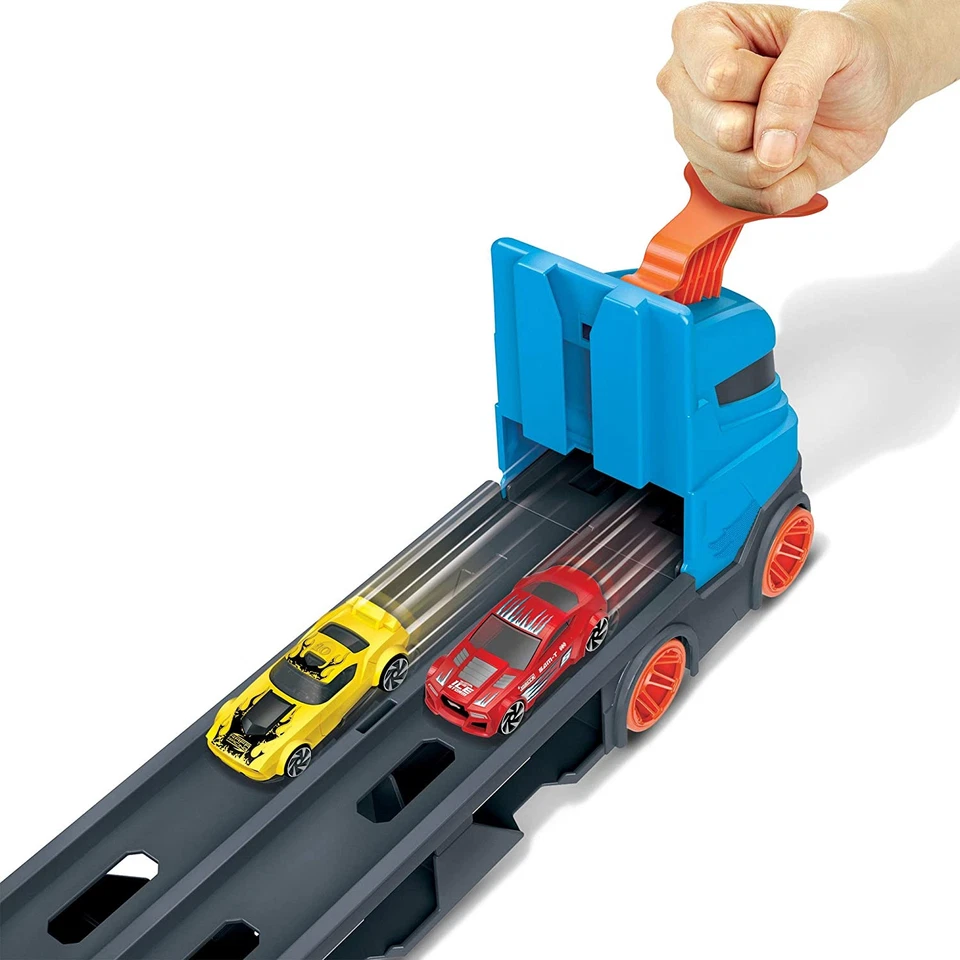 Hot Wheels 2-in-1 Rennbahn Transporter GVG37