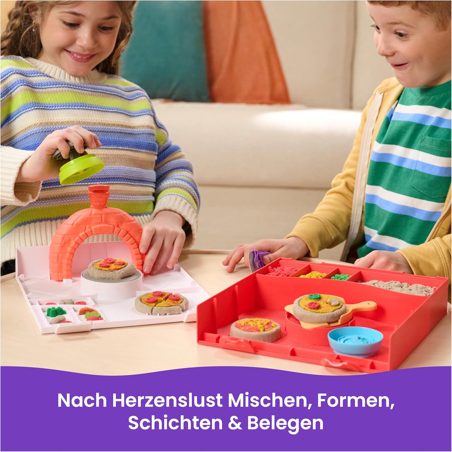 KNS Kinetic Sand - Squish Pizza