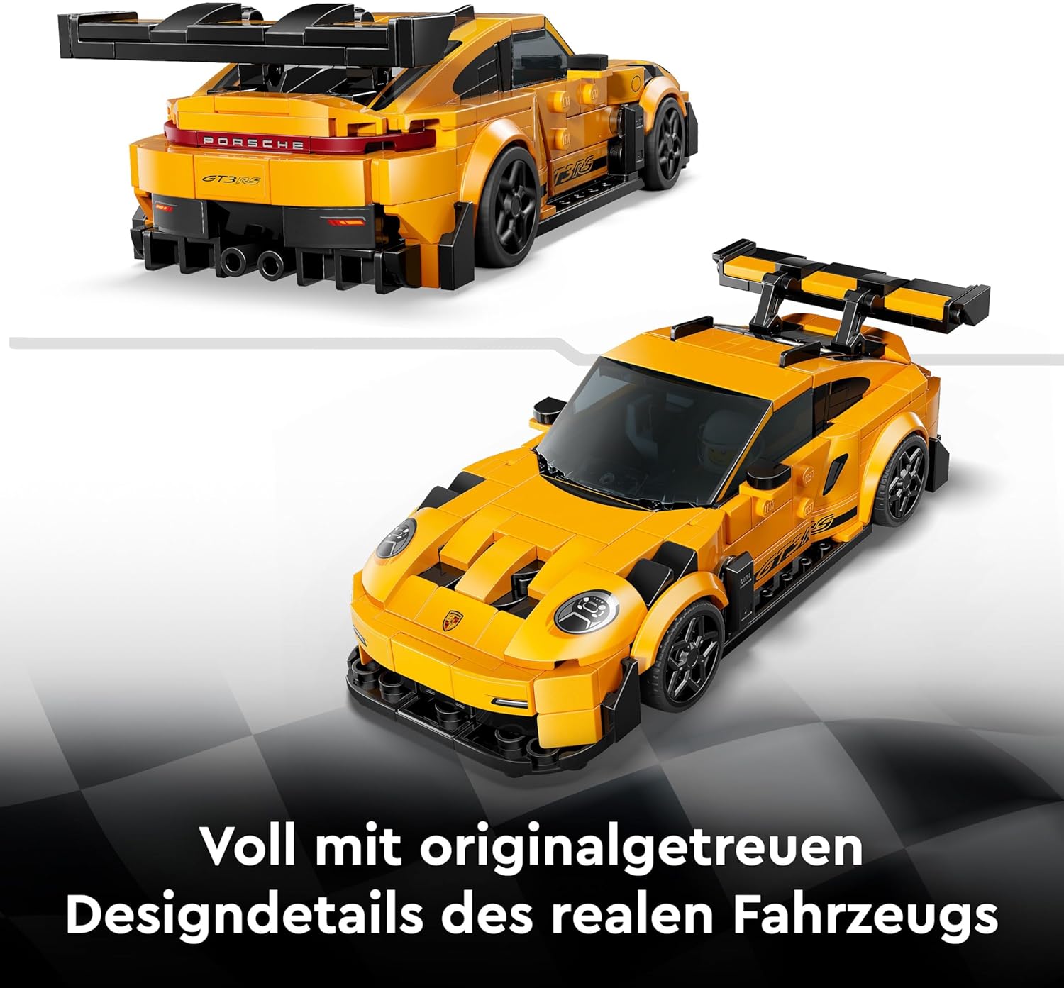 LEGO Speed Champions 76918 McLaren Solus GT in Weiß und McLaren F1 LM in Orange mit zwei Rennfahrer-Minifiguren