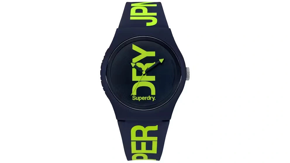 Superdry SYG189UN - Herrenarmbanduhr „Urban Navy/Green“, 43 mm, Silikon Superdry SYG189UN - Herrenarmbanduhr „Urban Navy/Green“, 43 mm, Silikon