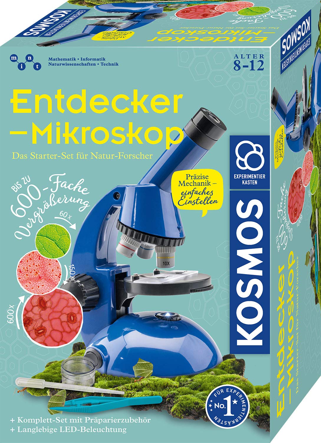 Kosmos Entdecker-Mikroskop – Spannendes Mikroskopie-Set Für Junge Naturforscher Ab 8 Jahren 636050