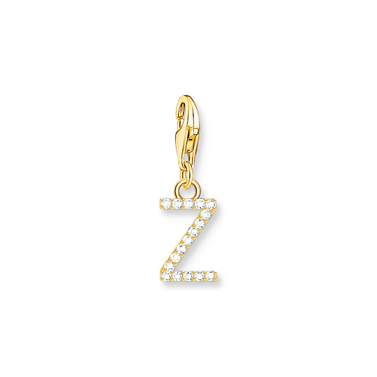 Thomas Sabo Anhänger Charm-Club Buchstabe Z Vergoldet Gelbgold Zirkonia Weiß 1989-414-14 Thomas, Sabo, Anhänger, Charm-Club, Buchstabe, Z, Vergoldet, Gelbgold, Zirkonia, Weiß, 1989-414-14, Zubehor, Ohrring, Schmuck, Person