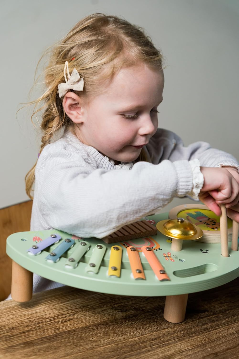 Dantoy 4776 Musikstation - Holzspielset in Geschenkbox, 3-teilig