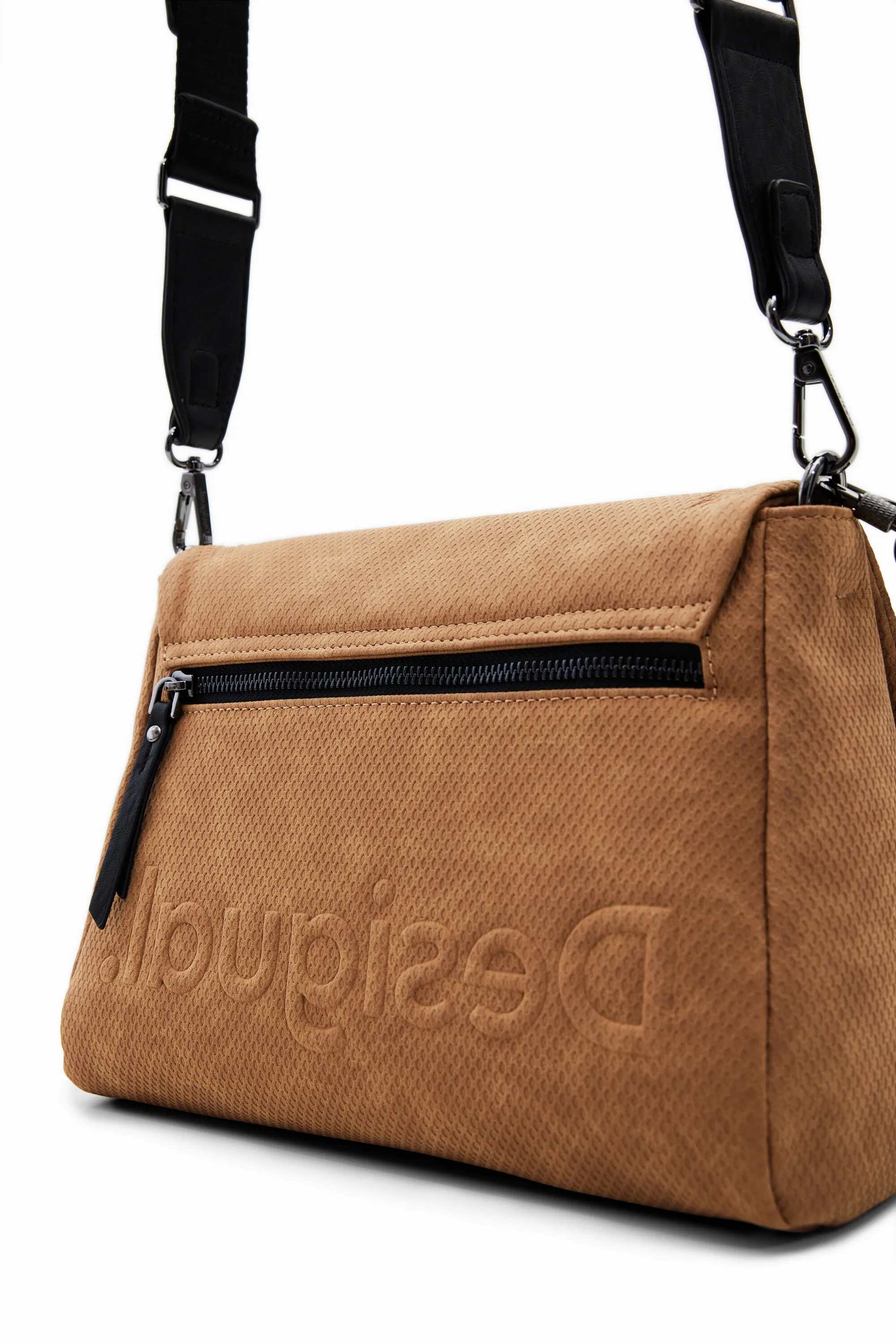 Desigual Damen Handtasche 22WAXP99 - Braun Kunstleder