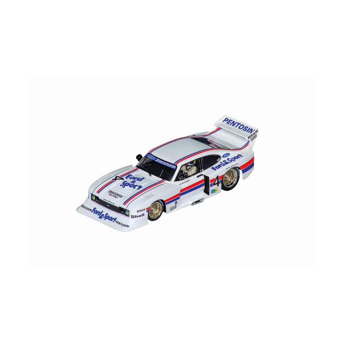 Carrera Ford Capri Zakspeed Turbo "Lili Reisen" Slotcar im Maßstab 1:24 20023996 Leichtmetallfelge, Auto, Maschine, Sprach, Rad
