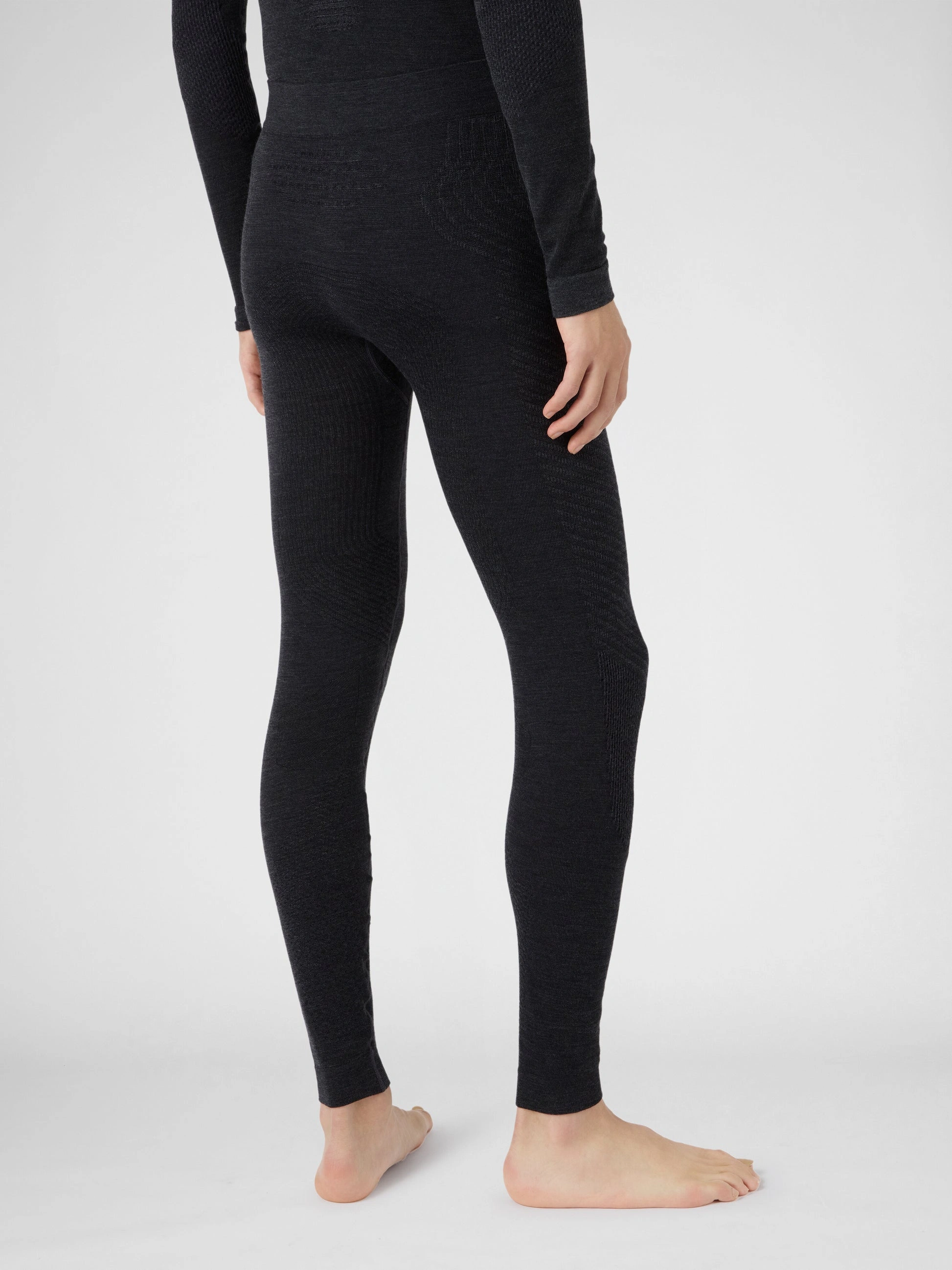 UYN Herren Cashmere Biotech UW Pants Long U100564J247 - Grey Rock/Schwarz GR. L/XL