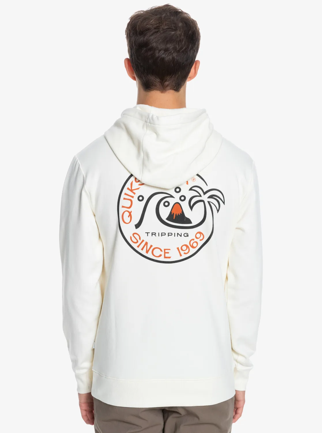 Quiksilver Into The Wide - Organic Hoodie für Männer Hellbeige GR. L