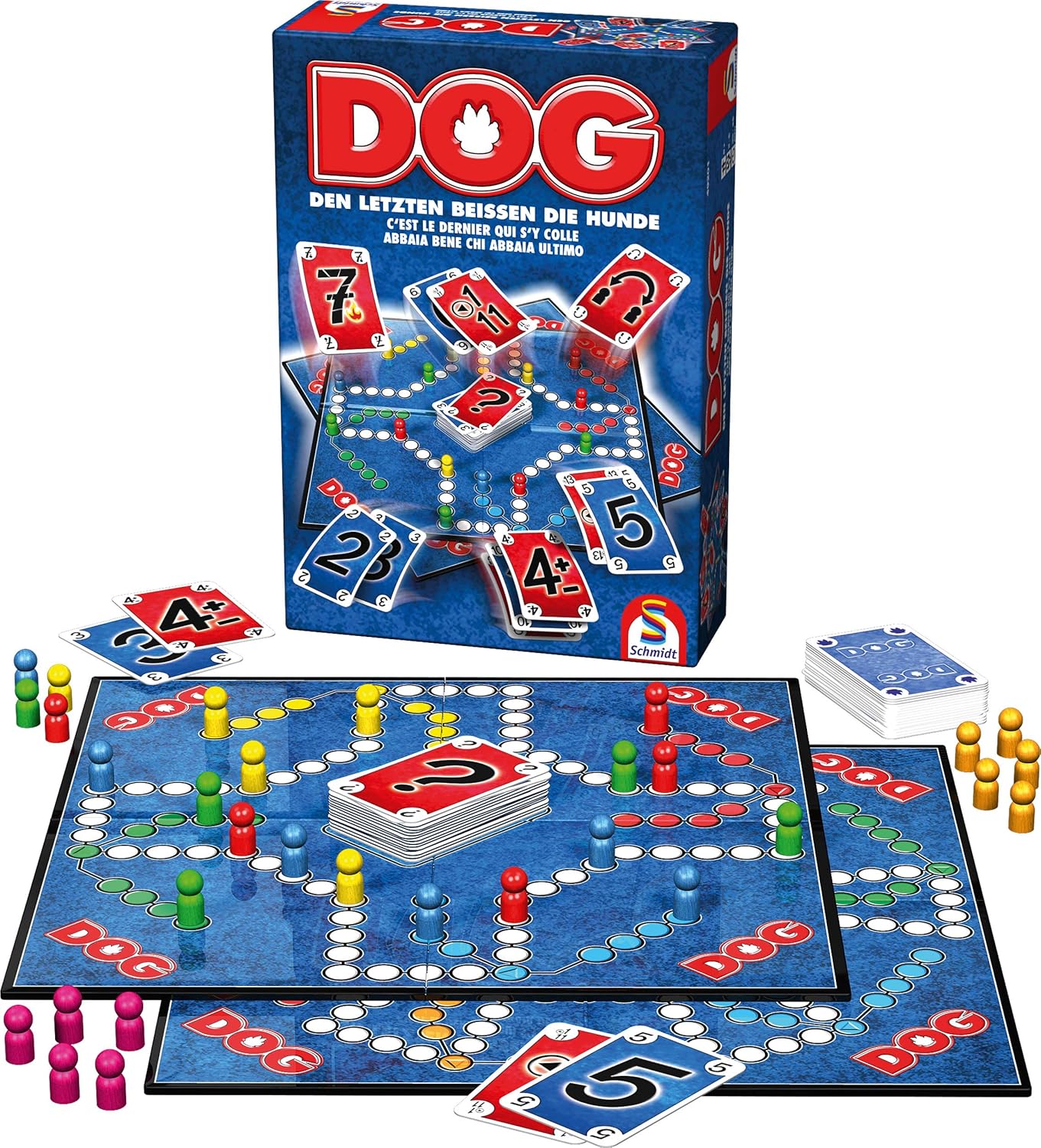 DOG Brettspiel Beliebtes strategisches Gesellschaftsspiel für Familien und Freunde