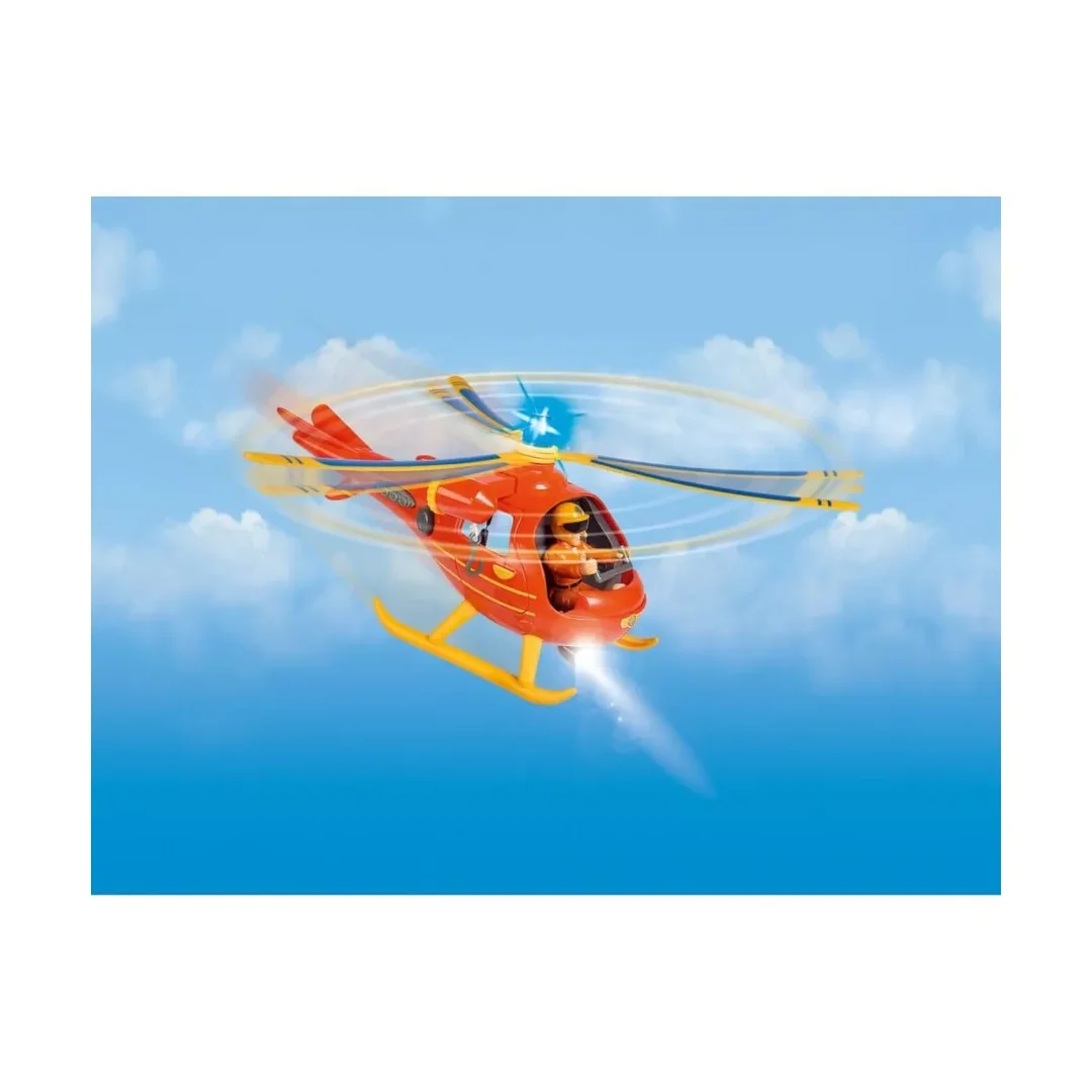 Fireman Sam Hubschrauber Wallaby Mit Figur