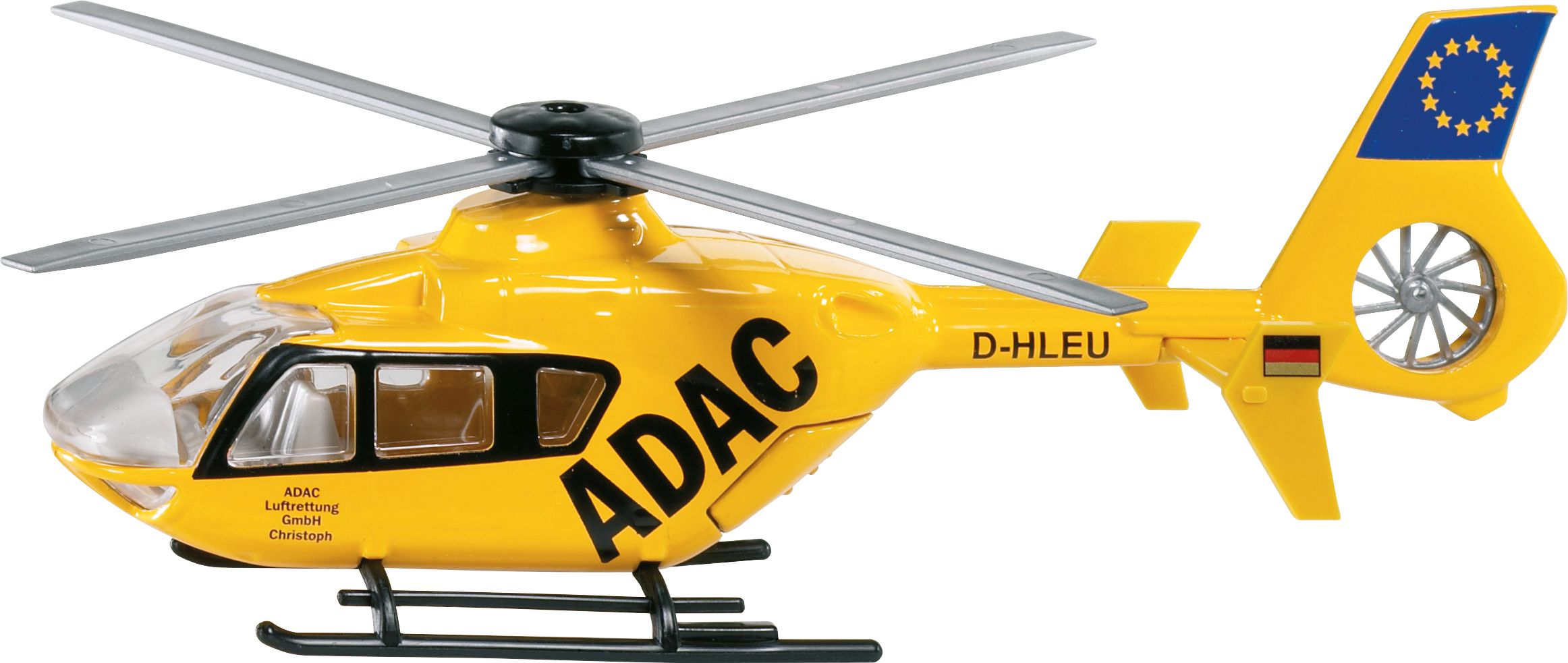 SIKU 2539 Rettungs-Hubschrauber Flugzeug, Hubschrauber, Fahrzeug, Rad