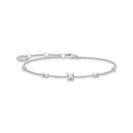 Thomas Sabo Armband Steinen Silber Mit Weißen Länge 19 Cm Thomas, Sabo, Armband, Steinen, Silber, Mit, Weißen, Länge, 19, Cm, Zubehor, Armreif, Schmuck, Diamant, Halskette