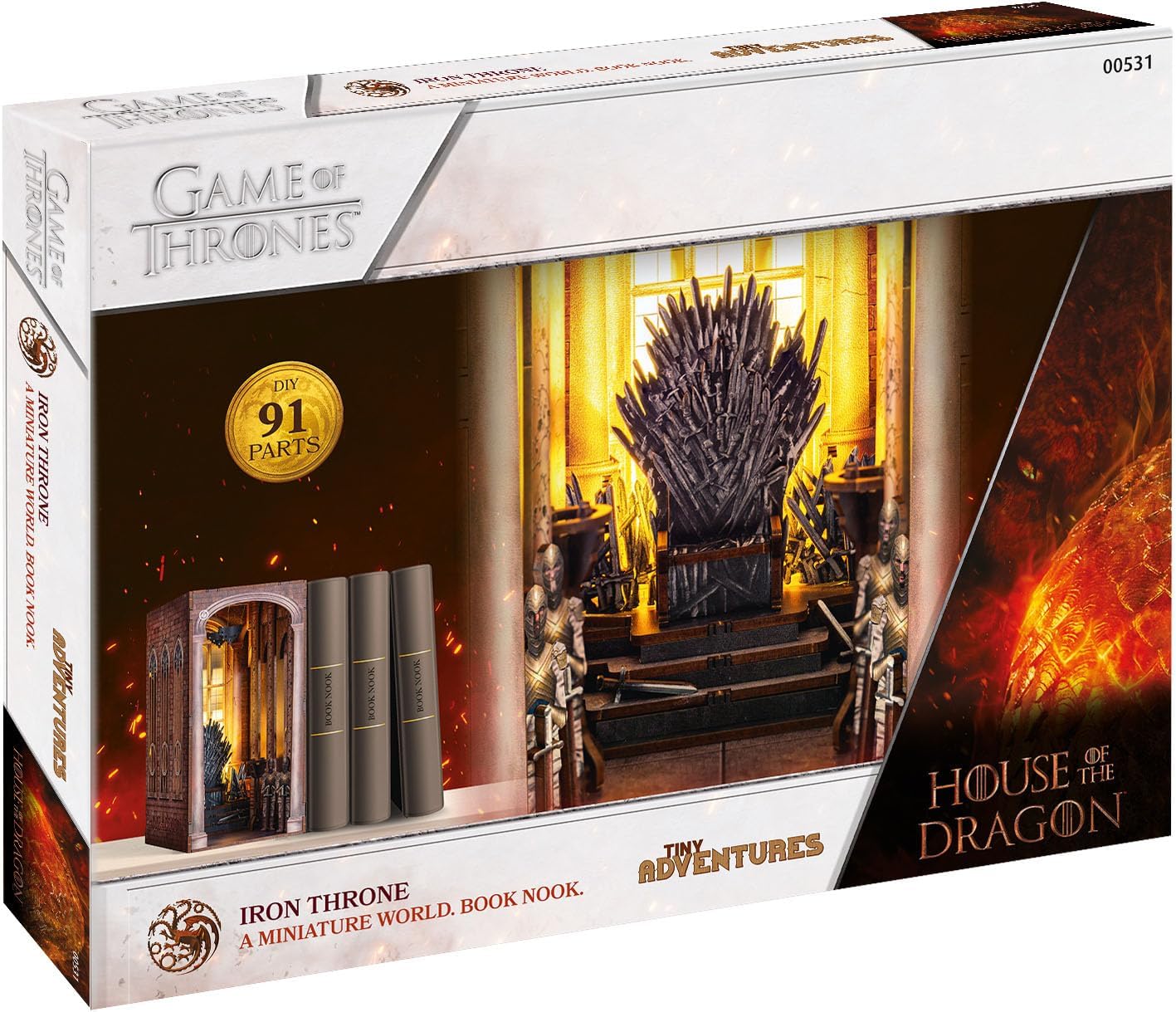 Revell 00531 Tiny Adventures – House of the Dragon "Iron Throne" Book Nook Modellbausatz