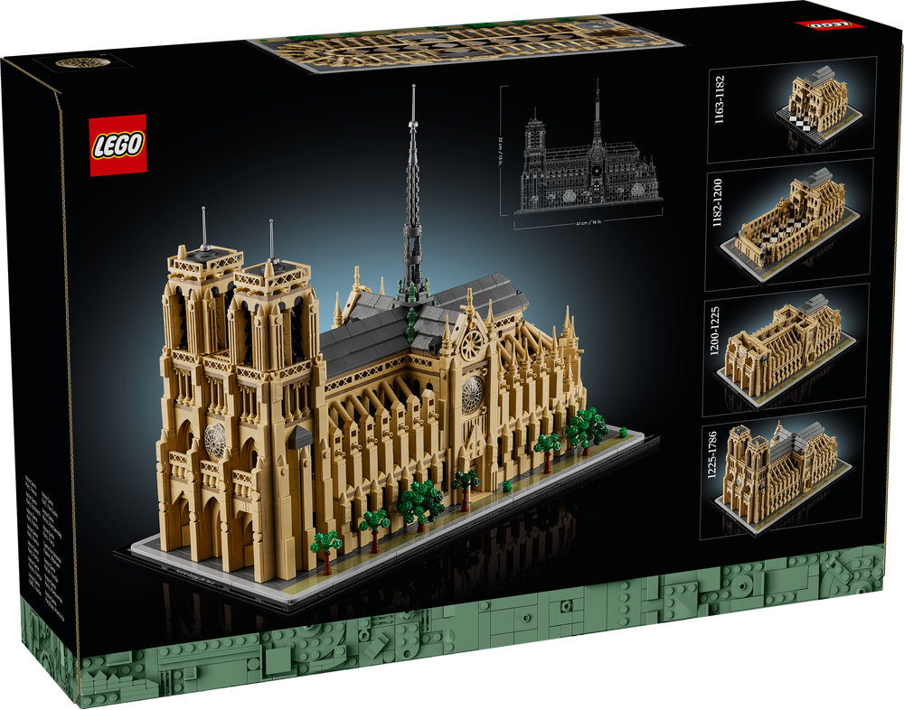 LEGO_21061_Architecture_Notre-Dame_de_Paris, Architektur, Gebäude
