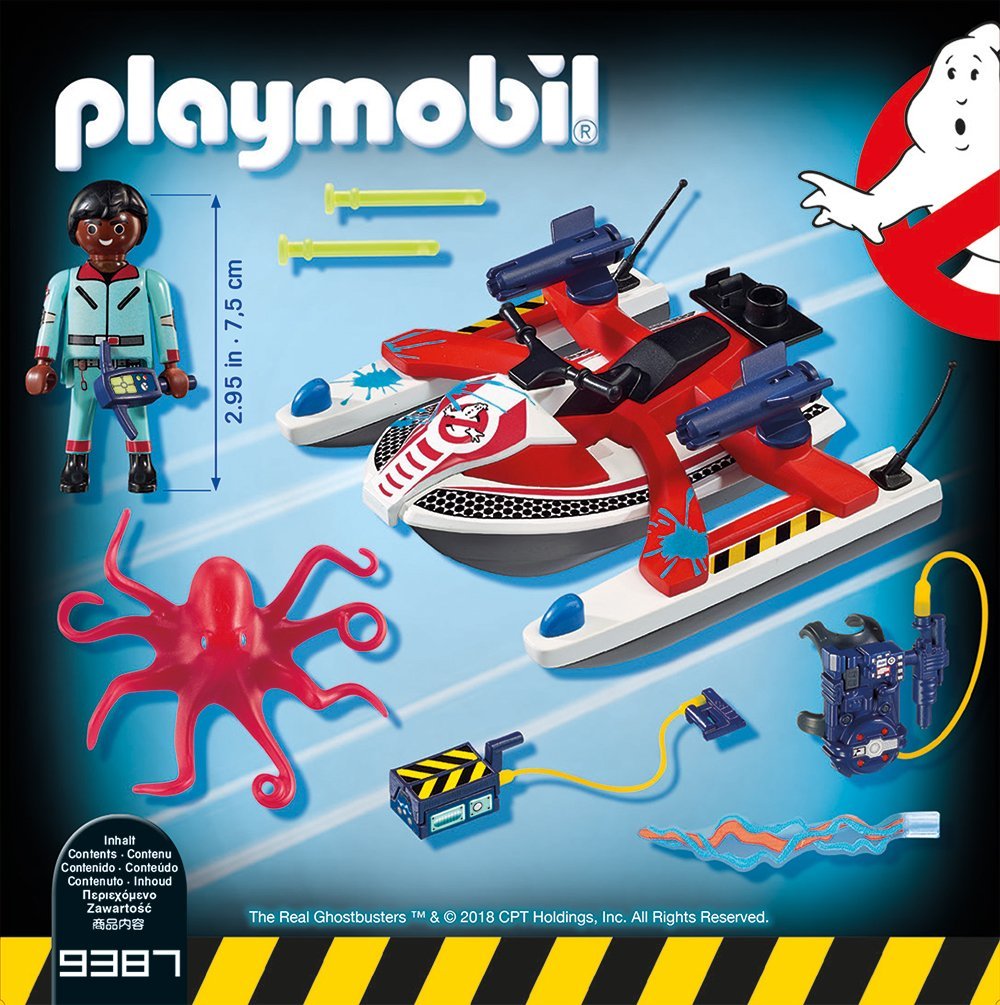 PLAYMOBIL 9387 Ghostbusters Zeddemore Mit Aqua Scooter