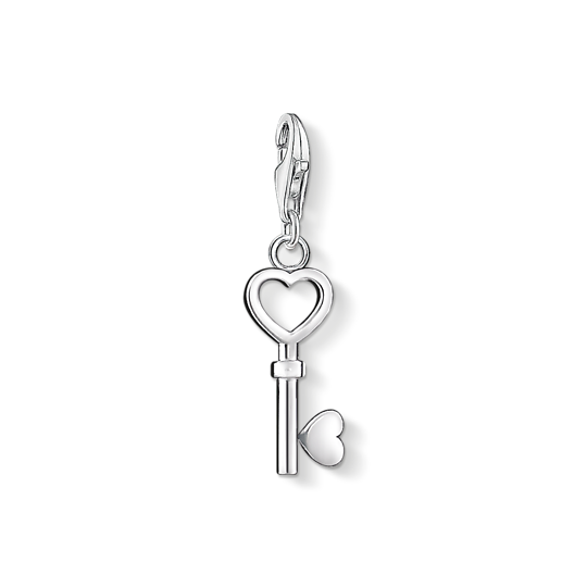 Thomas Sabo Anhänger Charm-Club Schlüssel 925 Sterling Silber Blank 0888-001-12 Thomas, Sabo, Anhänger, Charm-Club, Schlüssel, 925, Sterling, Silber, Blank, 0888-001-12, Zubehor, Ohrring, Schmuck, Silber
