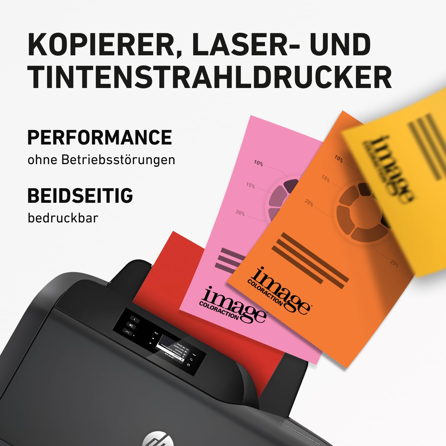 Antalis Kopierpapier image COLORACTION 80g/m² korallrot DIN A4